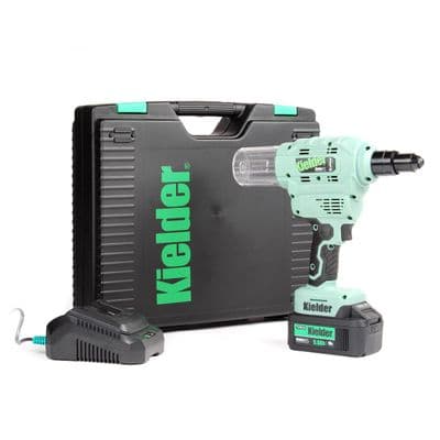 Riveter with 1 x 5.0Ah Battery - Kielder 18V TYPE18