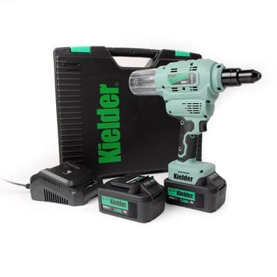 Riveter with 2 x 5.0Ah Batteries - Kielder 18V TYPE18