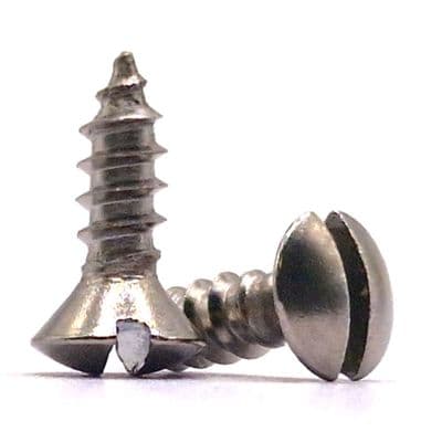 Slotted Raised Countersunk Self-Tapping Screws