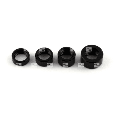 Threaded Boss M6 x 4mm (H) x 8mm (D) x 1.00mm  - Black