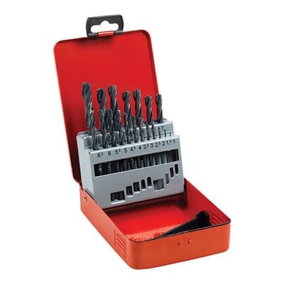 TIMCO 19 Piece Roll Forged Jobber Drills Set - HSS
