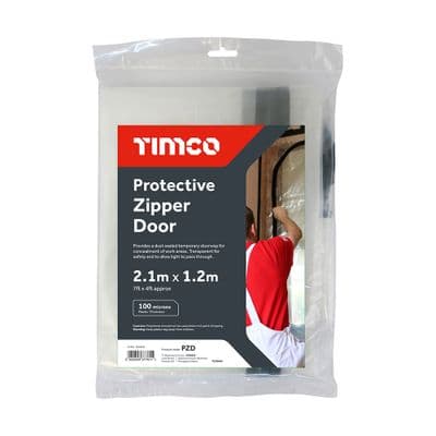 TIMCO 2.1m x 1.2m Protective Zipper Door