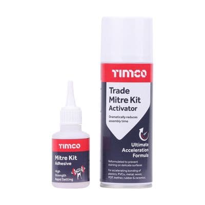 TIMCO 200ml / 50g Trade Instant Bond Mitre Kit