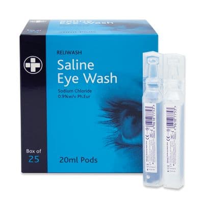 TIMCO 20ml Eye Wash Saline - Pods
