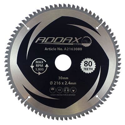 TIMCO 216 x 30 x 80T -5° Circular Saw Blade