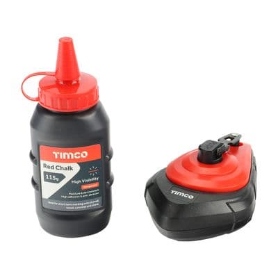 TIMCO 30 x 115g Chalk Line Set