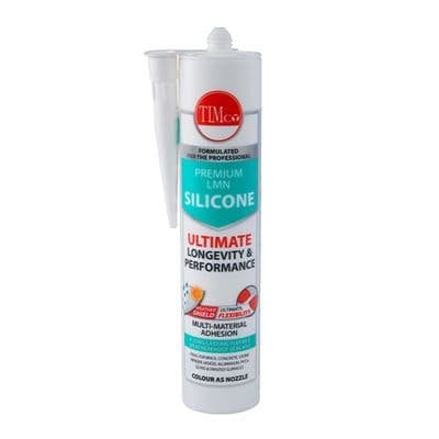 TIMCO 300ml Premium LMN Silicone - White