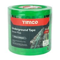 TIMCO 365m x 150mm Underground Tape - Sewer Pipe