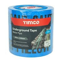 TIMCO 365m x 150mm Underground Tape - Water Pipe