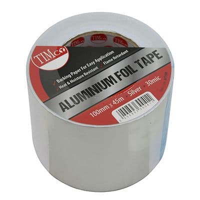 TIMCO 45m x 100mm Aluminium Foil Tape
