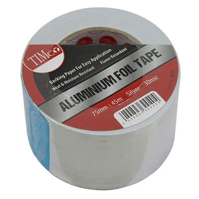 TIMCO 45m x 75mm Aluminium Foil Tape