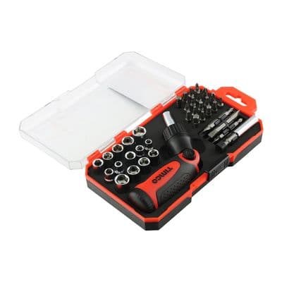 TIMCO 46 Piece Ratcheting Screwdriver Bit Set