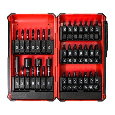TIMCO 49 Piece Impact Driver Bit Set - Case