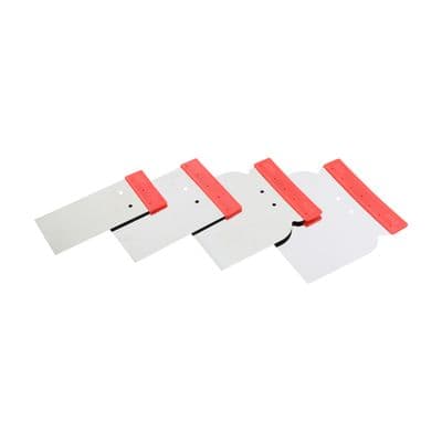 TIMCO 4pcs Surface Preparation Filling Scraper Set