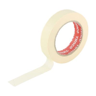 TIMCO 50m x 25mm Masking Tape - Cream