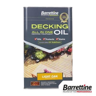 TIMCO 5L Decking Oil All In One - Amber Light Oak