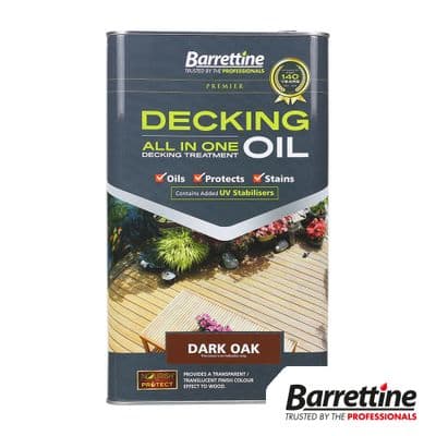 TIMCO 5L Decking Oil All In One - Dark Oak