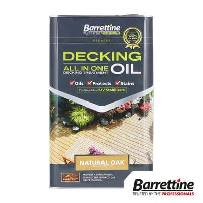 TIMCO 5L Decking Oil All In One - Natural Oak