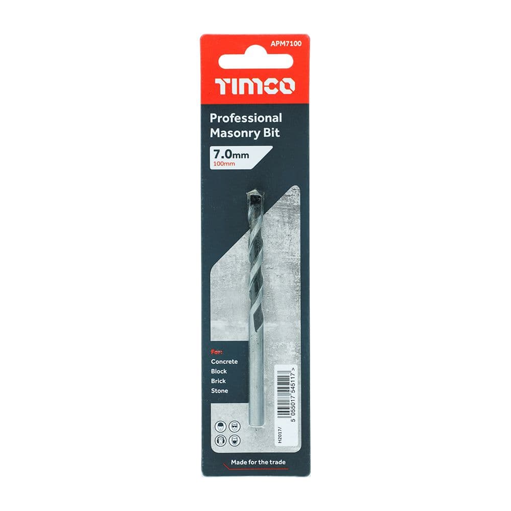 TIMCO 7.0 x 100 Professional Masonry Bit