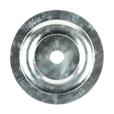 TIMCO 70mm Large Metal Insulation Discs - Galvanised - Box of 100