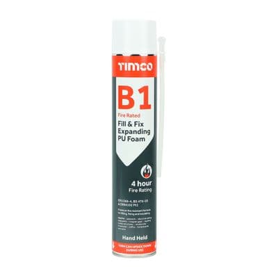 TIMCO 750ml B1 Fill & Fix Expanding PU Foam - Hand Grade