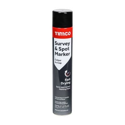TIMCO 750ml Survey & Spot Marker - Black