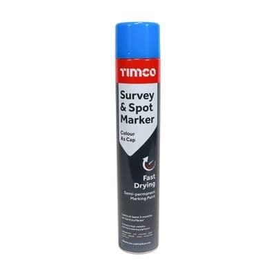 TIMCO 750ml Survey & Spot Marker - Blue