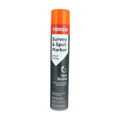 TIMCO 750ml Survey & Spot Marker - Orange