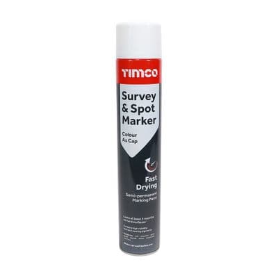 TIMCO 750ml Survey & Spot Marker - White