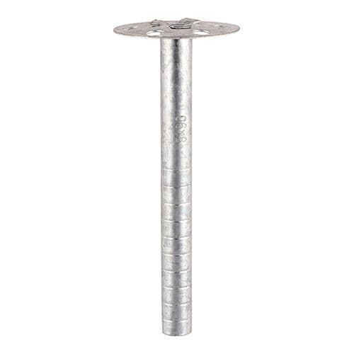 TIMCO 8.0 x 200 Metal Insulation Fixings - Galvanised - Bag of 50