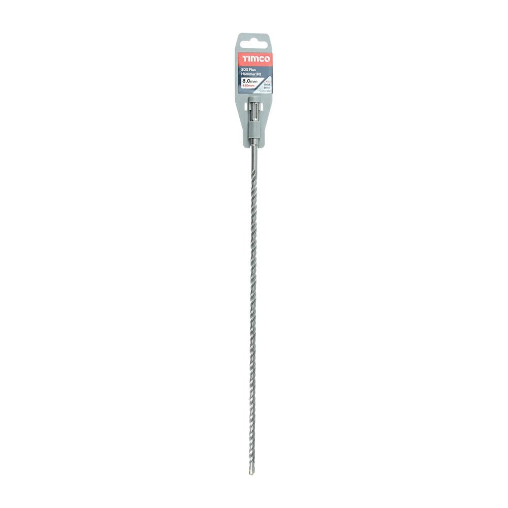 TIMCO 8.0 x 450 SDS Plus Hammer Bit