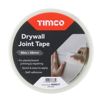 TIMCO 90m x 48mm Drywall Joint Tape