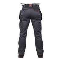 TIMCO W30 L32 Craftsman Trousers - Grey/Black