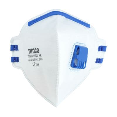TIMCO FFP2 Fold Flat Masks with Valve - Box of 10