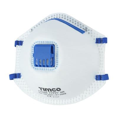 TIMCO FFP2 Moulded Masks with Valve - Box of 10