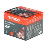 TIMCO One Size FFP3 Fold Flat Masks with Valve