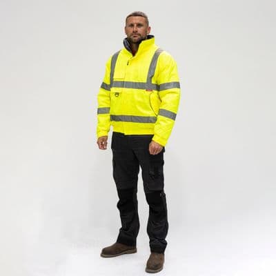 TIMCO Hi-Visibility Bomber Jacket - Yellow