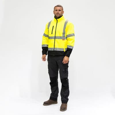 TIMCO Hi-Visibility Softshell Jacket - Yellow