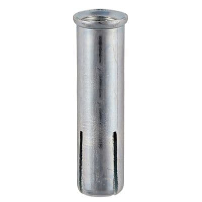TIMCO M10 Lipped Drop In Anchors - Zinc - Box of 50