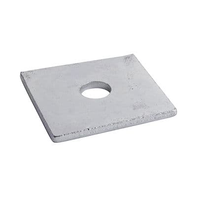 TIMCO M10 x 50 x 50 x 3 Square Plate Washers - Hot Dipped Galvanised - Box of 100