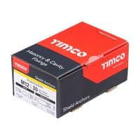 TIMCO M12:30P (M12 x 120) Shield Anchor - Projecting Bolts - Yellow ...
