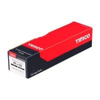 TIMCO M6 x 150 Carriage Bolts & Hex Nuts - Zinc Plated Steel - Box of 50