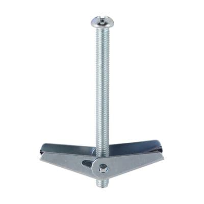 TIMCO M6 x 75 Spring Toggles - Zinc - Box of 100