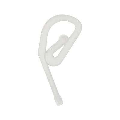TIMCO Plastic Curtain Hooks - White - Pack of 35
