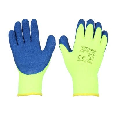 TIMCO Warm Grip Gloves - Crinkle Latex Coated Polyester