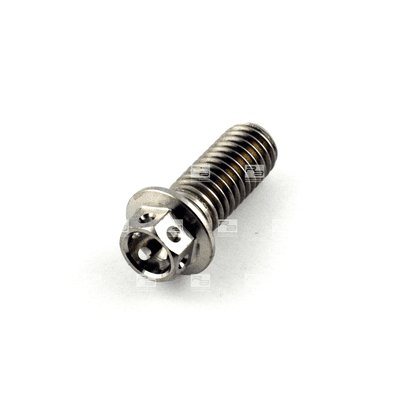 Titanium Race Drilled Hex XS Head Bolt M8 x 1.25mm x 20mm