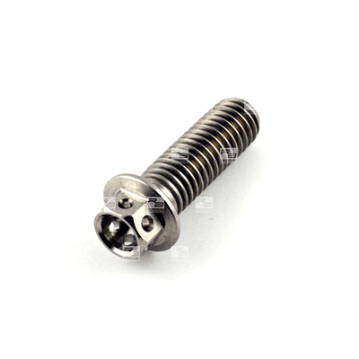 Titanium Race Drilled Hex XS Head Bolt M8 x 1.25mm x 25mm