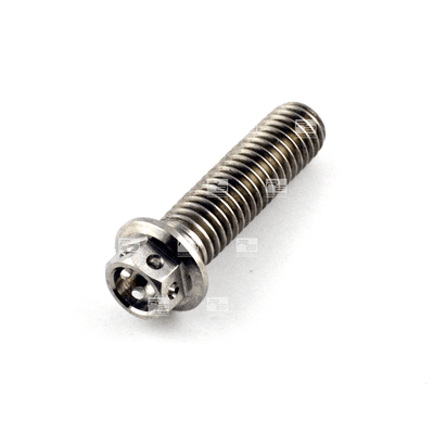 Titanium Race Drilled Hex XS Head Bolt M8 x 1.25mm x 30mm