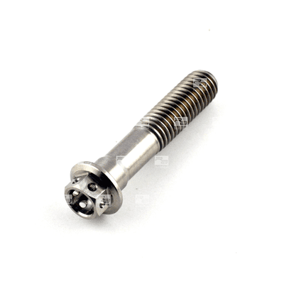 Titanium Race Drilled Hex XS Head Bolt M8 x 1.25mm x 40mm