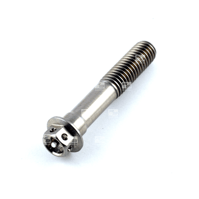 Titanium Race Drilled Hex XS Head Bolt M8 x 1.25mm x 45mm